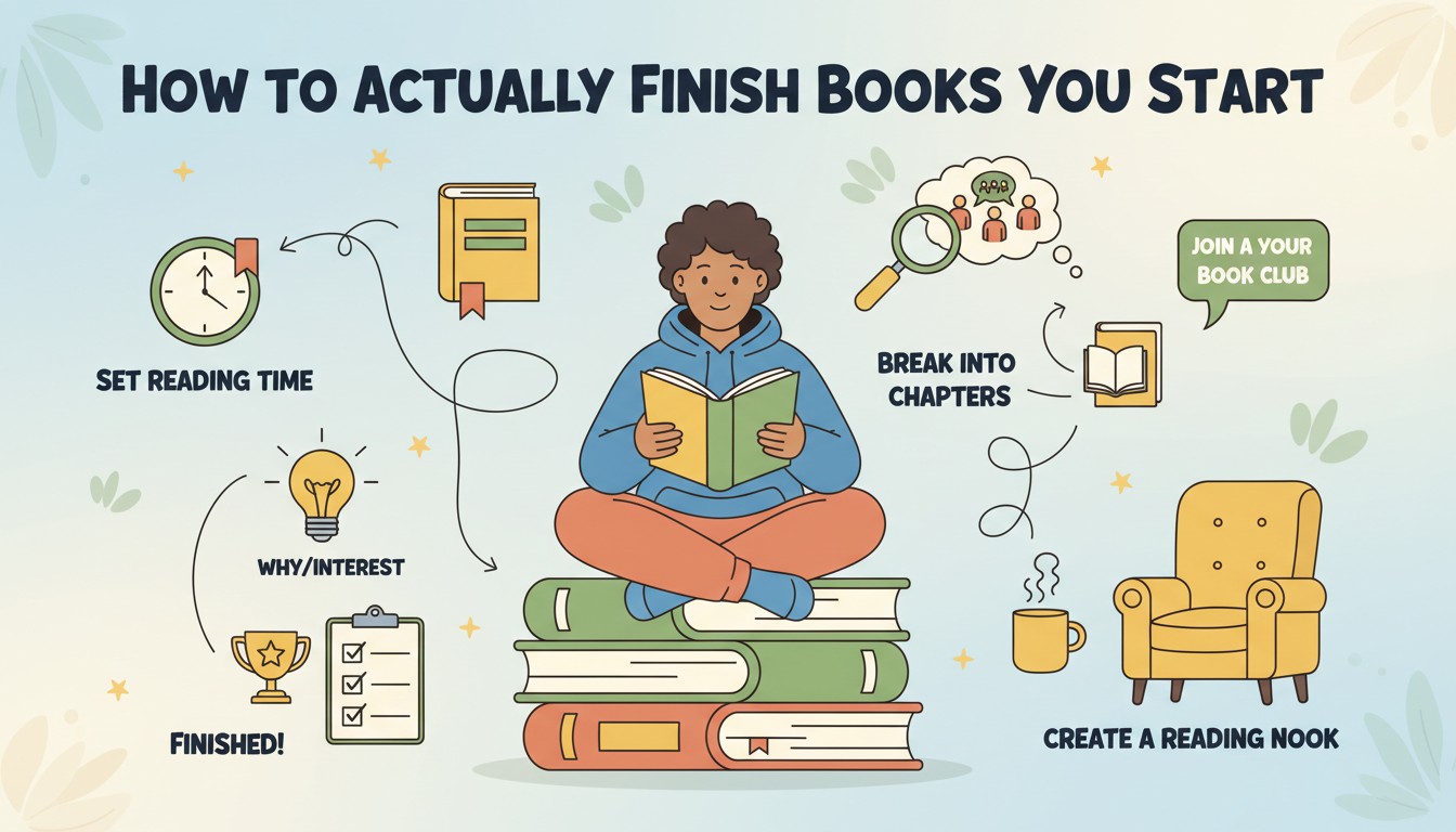 How to Actually Finish Books You Start