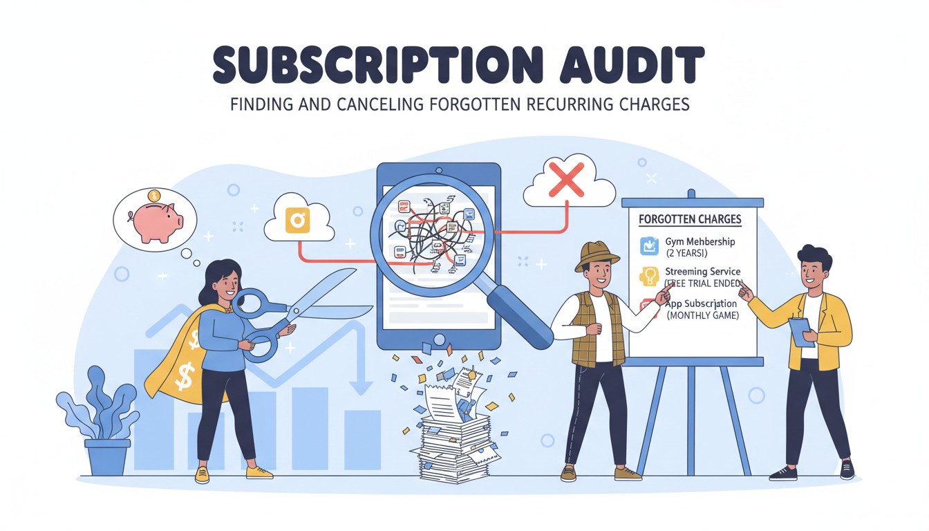 Subscription Audit: Finding and Canceling Forgotten Recurring Charges